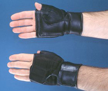Picture of Push Glove Hatch Heavy-Duty Fingerless Small / Medium Black Hand Specific Pair8299