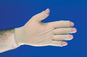 Picture of Compression Gloves Bio-Form® Open Finger Large Wrist Length Ambidextrous Nylon / Spandex6326/NA/LG