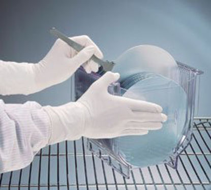 Picture of Cleanroom Glove Kimtech Pure® G3 Size 7 Nitrile White 12 Inch Beaded Cuff Sterile Pair19149857B