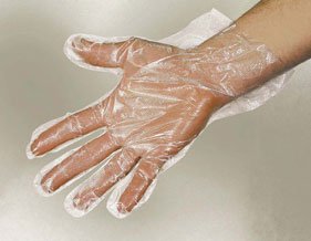 Picture of Food Service Glove PG500 Medium Smooth Clear PolyethylenePG5MDM
