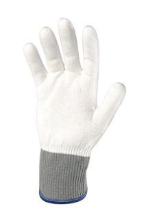 Picture of Cut Resistant Glove Liner Whizard® Defender® 13 Powder Free Cut Resistant Fiber / Stainless Steel White / Gray Medium135474