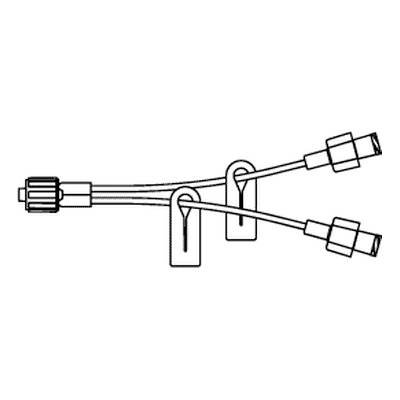 Picture of Extension Set Mini Bifuse* 6 Inch Tubing 0.37 mL Priming Volume DEHPMBF27