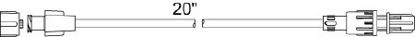 Picture of Extension Set Medex™ 21 Inch Tubing Without Port 2.4 mL Priming Volume DEHP-FreeMX450SL