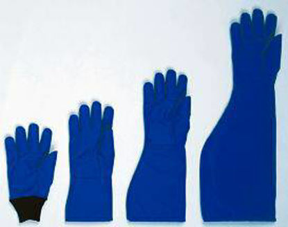 Picture of Cryogenic Glove Tempshield® Cryo-Gloves® Size 9 Water Resistant Material Blue 13.5 to 15.25 Inch Straight Cuff NonSterile11394305