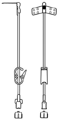 Picture of Huber Infusion Set Alimed® 22 Gauge 1-1/2 Inch 7 Inch Tubing Without Port50-2241