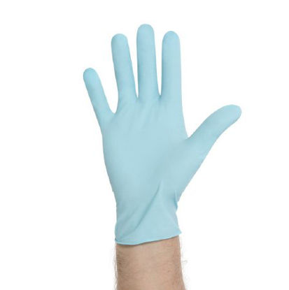 Picture of Exam Glove Blue Nitrile® X-Large NonSterile Nitrile Standard Cuff Length Textured Fingertips Blue Not Chemo Approved53104