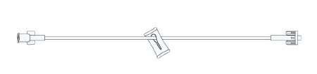Picture of Extension Set 15 Inch Tubing 0.3 mL Priming VolumeEG-014-01