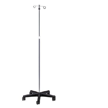 Picture of Economy IV Pole Ram Horn Hooks 2-Hook 5 Legs Nylon Composite Base, Dual Wheel Casters, 21 Inch Base DiameterIV-47