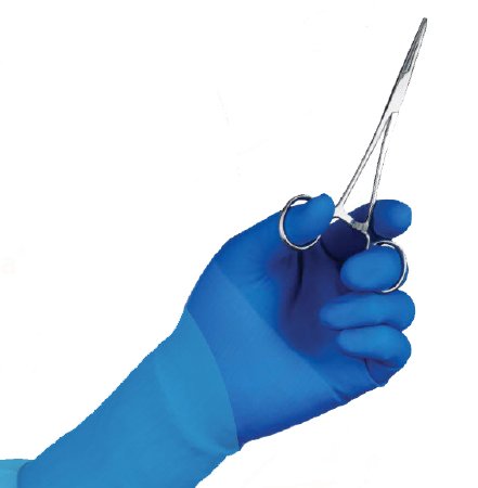 Picture of Surgical Glove Protexis™ Latex Blue with Neu-Thera® Size 9 Sterile Pair Latex Standard Cuff Length Smooth Blue Chemo Tested2D72LU90