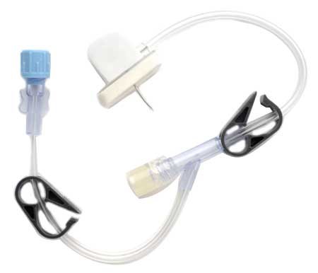 Picture of Huber Infusion Set Gripper® 19 Gauge 3/4 Inch 8 Inch Tubing Needless Y-site21-2955-24