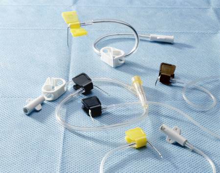 Picture of Huber Infusion Set Kawasumi 20 Gauge 1-1/2 Inch 11 Inch Tubing Y-Site PortPI01Y03