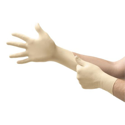 Picture of Exam Glove COMFORTGrip™ X-Large NonSterile Latex Standard Cuff Length Fully Textured Natural Not Chemo ApprovedCFG-900-XL