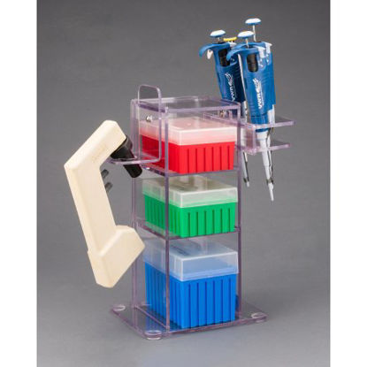Picture of Vertical Benchtop Organizer 3 Pocket, 6 X 7-1/2 X 12-1/2 Inch3VTORG-PIPTRBRK-BRK
