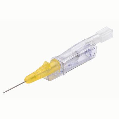 Picture of Peripheral IV Catheter Acuvance® Jelco Flash-Vue® 24 Gauge 0.675 Inch Retracting Safety Needle338300