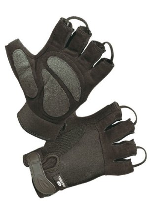 Picture of Push Glove ShearStop™ Half Finger X-Large Black Hand Specific Pair552522