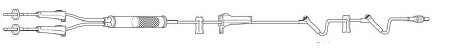 Picture of Primary Administration Set Interlink® 10 Drops / mL Drip Rate 100 Inch Tubing 2 Ports2C6714
