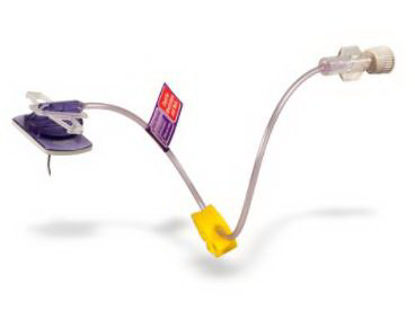 Picture of Huber Infusion Set PowerLoc® EZ 20 Gauge 1 Inch 8 Inch Tubing Y-Site Injection PortSHW20-100Y