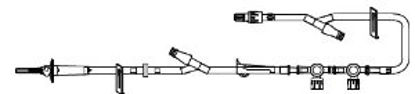 Picture of Primary Administration Set 15 Drops / mL Drip Rate 120 Inch TubingB5900-49