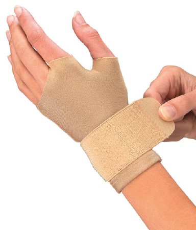 Picture of Compression Gloves Mueller® Compression & Support Gloves Fingerless Medium Over-the-Wrist Ambidextrous Stretch Fabric6903