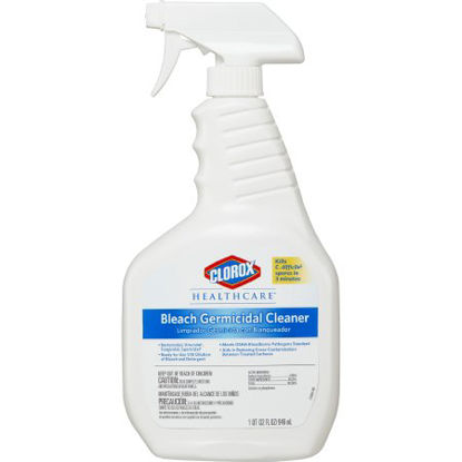 Picture of Clorox Healthcare® Bleach Germicidal Surface Disinfectant Cleaner Germicidal Liquid 32 oz. Bottle Fruity Floral Bleach Scent NonSterile68970