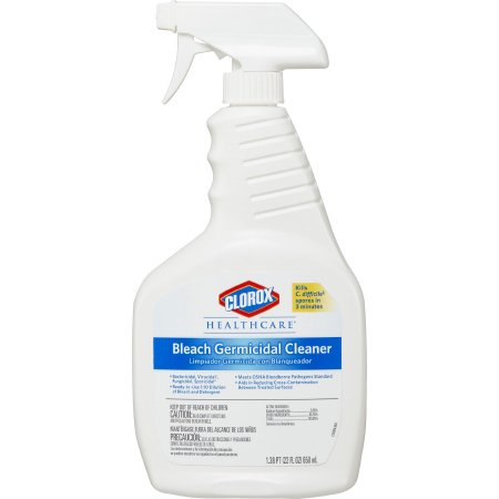 Picture of Clorox Healthcare® Bleach Germicidal Surface Disinfectant Cleaner Germicidal Liquid 22 oz. Bottle Floral Scent NonSterile68967