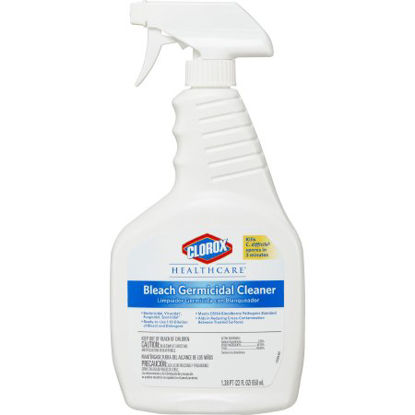 Picture of Clorox Healthcare® Bleach Germicidal Surface Disinfectant Cleaner Germicidal Liquid 22 oz. Bottle Floral Scent NonSterile68967