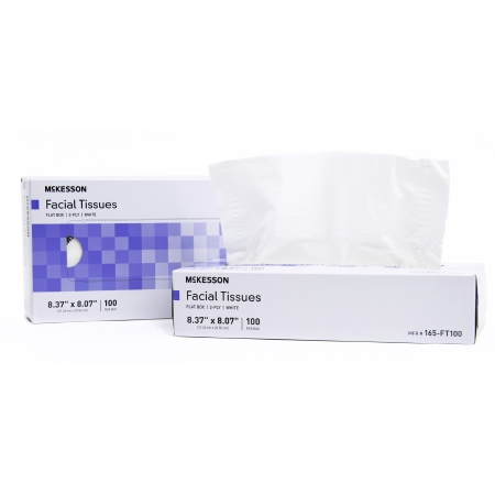 Picture of McKesson Facial Tissue White 8.37 X 8.07 Inch 100 Count165-FT100