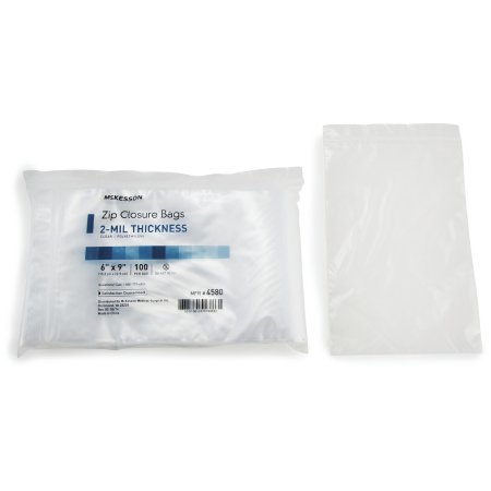 Picture of Zip Closure Bag McKesson 6 X 9 Inch Polyethylene Clear4580