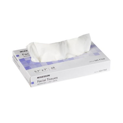 Picture of McKesson Facial Tissue White 5-7/10 X 7 Inch 40 Count165-FT40