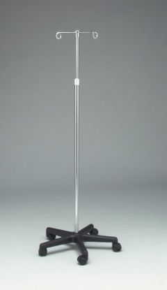 Picture of IV Stand 2-Hook 5 Ball Bearing Casters, 20 Inch Base Diameter4355