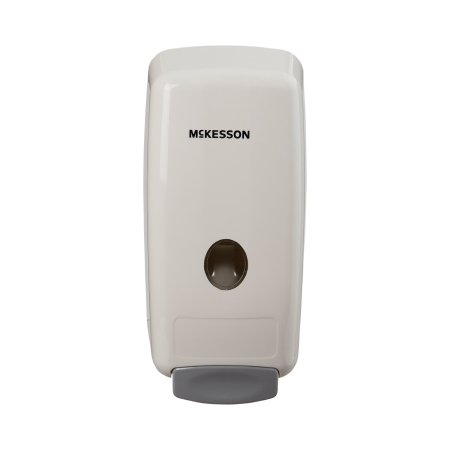 Picture of Soap Dispenser McKesson White Plastic Manual Push 1000 mL Wall Mount53-1000
