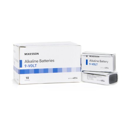 Picture of Alkaline Battery McKesson 9V Cell 9V Disposable 10 Pack4854