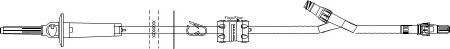 Picture of IV ADMIN SET, FLOW CONTROL 20DROP ROTATING LUER 84" (50/CS)B9870