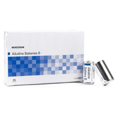 Picture of Alkaline Battery McKesson D Cell 1.5V Disposable 24 Pack4858
