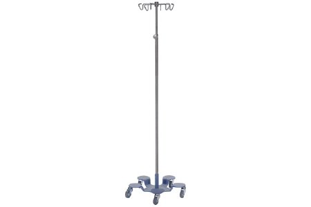 Picture of IV Stand 6-Hook 6 Legs with 3 Inch Heavy-Duty Caster, 23 Inch Base DiameterP-1080-6