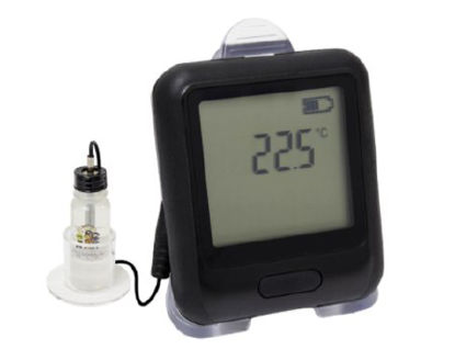 Picture of Temperature Data Logger with Alarm VFC 300-WiFi Fahrenheit / Celsius -40 to +257°F (-40 to +125°C) Glycol Bottle Probe Flip-out Stand AC to USB Adaptor / Battery BackupNC1029575