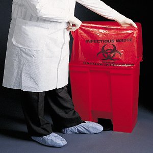 Picture of Infectious Waste Bag McKesson 30 - 33 gal. Red Bag LLDPE 31 X 41 Inch03-4771