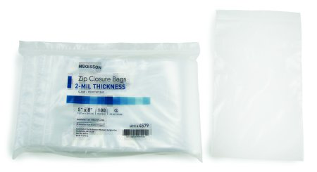 Picture of Zip Closure Bag McKesson 5 X 8 Inch Polyethylene Clear4579