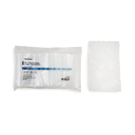 Picture of Zip Closure Bag McKesson 4 X 6 Inch Polyethylene Clear4588