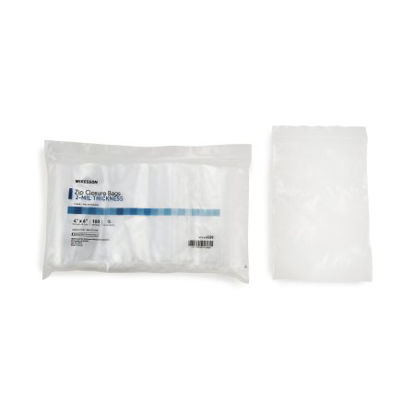 Picture of Zip Closure Bag McKesson 4 X 6 Inch Polyethylene Clear4588