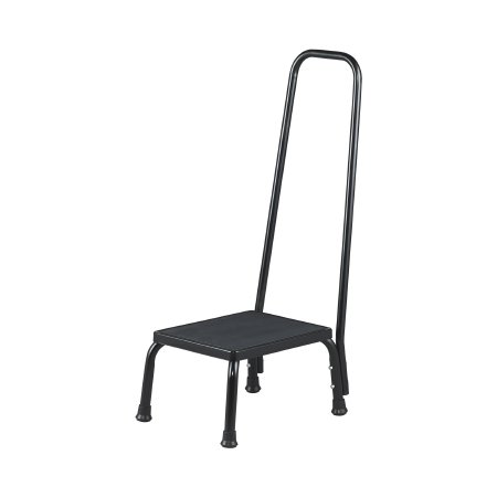 Picture of Step Stool with Handrail McKesson 1-Step Powder Coated Steel 8-3/4 Inch Step Height81-11220