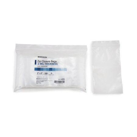 Picture of Zip Closure Bag McKesson 3 X 5 Inch Polyethylene Clear4578