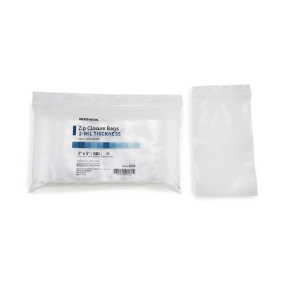 Picture of Zip Closure Bag McKesson 3 X 5 Inch Polyethylene Clear4578