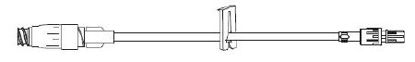 Picture of Extension Set Maxplus® Clear 7 Inch Tubing 1 Port 0.9 mL Priming Volume DEHP-FreeMP9002-C