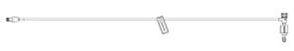 Picture of Extension Set 5 Inch Tubing 1 Port 0.4 mL Priming Volume DEHP-Free1205328