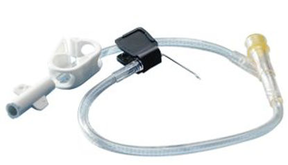 Picture of Huber Infusion Set Kawasumi 19 Gauge 1 Inch 11 Inch Tubing Y-Site PortPI01Y91
