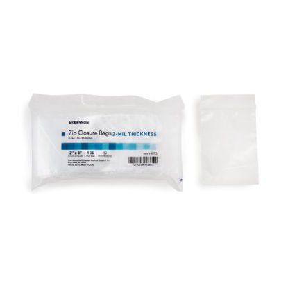 Picture of Zip Closure Bag McKesson 2 X 3 Inch Polyethylene Clear4573