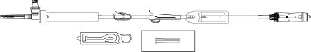 Picture of Primary Administration Set 20 Drops / mL Drip Rate 30 Inch Tubing 1 PortCH3128
