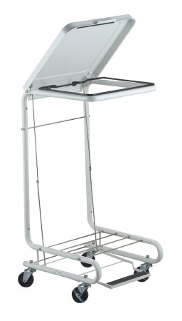 Picture of Hamper Stand McKesson General Purpose Square Opening 45 lbs. Foot Pedal Self-Closing Lid81-11410