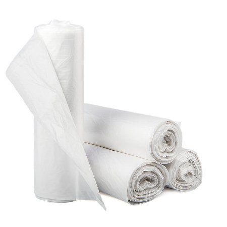 Picture of Trash Bag McKesson 40 to 45 gal. Clear LLDPE 0.90 Mil. 40 X 46 Inch Star Seal Bottom Coreless RollBR4046MDC